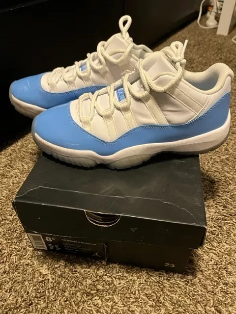 Jordan 11 carolina clearance low