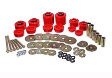 Energy Suspension 4.4123R Body Mount Bushing Set, Red