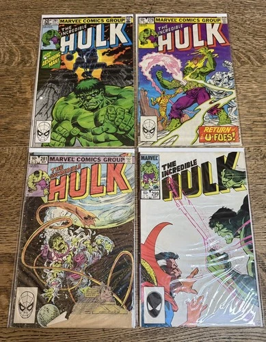 4 x Vintage Marvel Hulk Comics | Comic Book Job Lot | Others Available