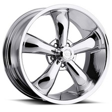 20x9.5 American Muscle 142 Legend 5 Chrome Wheels 5x4.75 0mm Set Of 4
