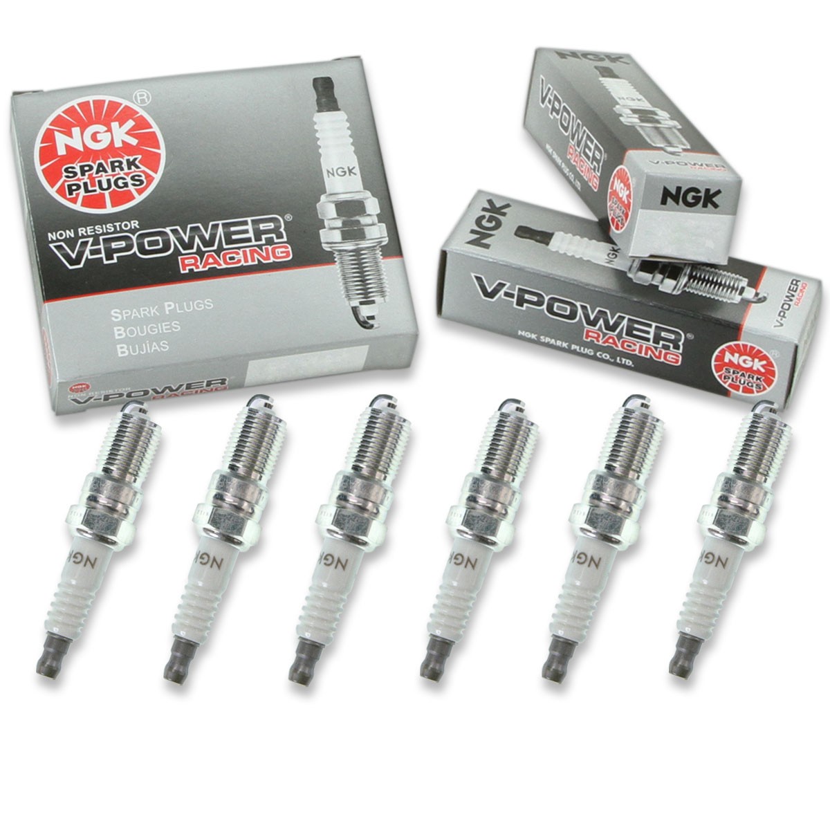6 pc NGK 7993 R5724-10 V-Power Racing Spark Plugs for S57YC AR92 92 684 fm