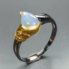 Vintage ring Natural Opal Ring 925 Sterling Silver Size 7.25 /R471376