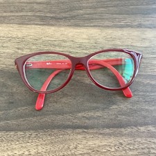 Vtg Oleg Cassini Red Eyeglass Sunglass FRAMES ONLY 50 15 135 OC 0350 Designer
