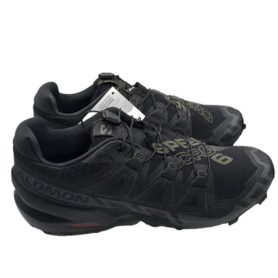 Salomon Speedcross 6 Men's Trail Running Shoes Size 8.5  Black/Black. New
