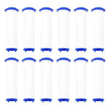 12Set Shower Head Filter 3 Inch PP Cotton Filter Cartridge Replacement