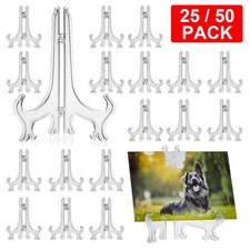 25/50 Pack Card Stand Trading Card Stands Baseball Display Stand Holder 3" USA