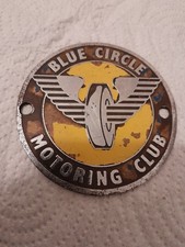 Blue Circle Cement motoring club grill badge Foden Scammell Northfleet Kent Rare