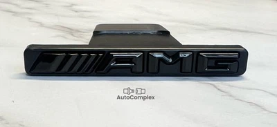 Mercedes AMG Front Badge Grill Badge Gloss Black Panamericana GT CLA CLS A45