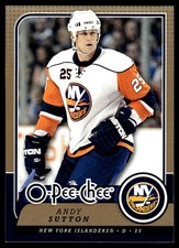 2008-09 O-Pee-Chee #245 Andy Sutton New York Islanders Hockey Card