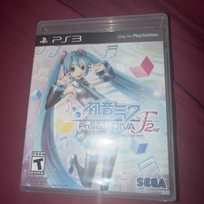 Sealed Hatsune Miku: Project DIVA F 2nd (Sony PlayStation 3, 2014)