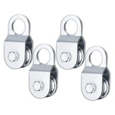 Rueda de polea de cable de con rodamiento de bolas, suave sin ruido, 4 1.260 in