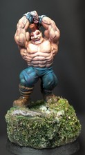 Hand Painted Barbarian Fighter Miniature   Tabletop Ready   D D Pathfinder