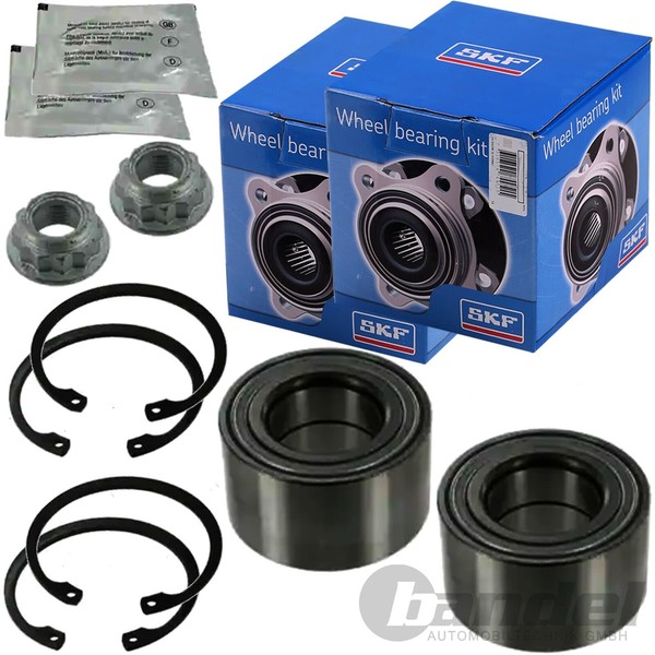 2X SKF Radlagersatz Vorne FüR VW Golf 2 Jetta Lupo Polo 86C 6N Seat Arosa-image