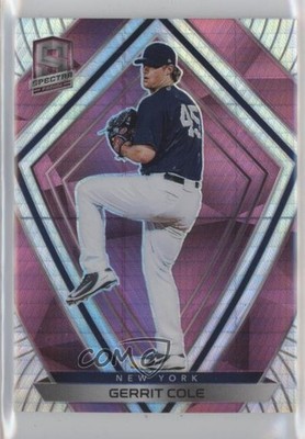 2020 Panini Chronicles Spectra Neon Pink Prizm 45/75 Gerrit Cole #27 1j2