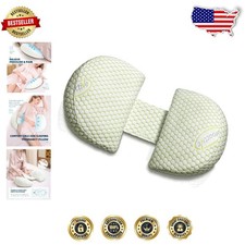 Wedge Pregnancy Pillow: Compact Lightweight, Doctor Recommended Side Sleeper