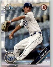 2019 Bowman Draft JJ Goss #BD-61 Tampa Bay Rays