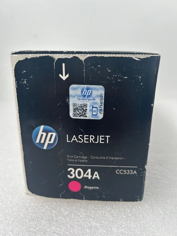 HP 304A CC533A Magenta Original LaserJet – Cartouche Toner Neuve Sous Blister - Photo 4/4