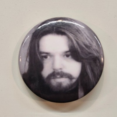 G. KORAL COLLECTION ORIGINAL ''BOB SEGER'' LENI SINCLAIR PHOTO PINBACK PIN BUTTON