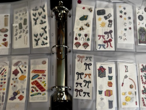 Creative Memories Sticker Organizer Binder w/9 inserts PLUS 1000 stickers