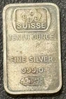 Rare Vintage 1/10th Oz .999 Silver Pamp Suisse Fractional Silver Bar Stack!!!