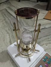 Brass Nautical Hourglass Sand Timer &ndash; Vintage Maritime Sand Clock Decor