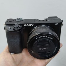 90 New Sony Alpha a6100 24.2MP Mirrorless Digital Camera with 16-50mm Lens Kits