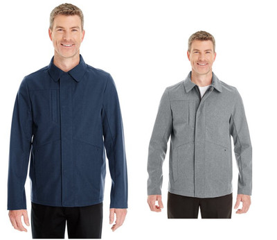 NE705 North End Men's Edge Soft Shell Jacket Fold-Down Collar