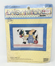 Vintage Bucilla Bossie 'n Me Cross Stitch Kit 7" x  5"  40555-405 Cow Rabbit