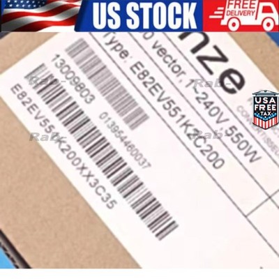 US Free TAX NEW LENZE E82EV551K2C200 PLC FREQUENCY INVERTER 8200 VECTOR 0.55kW
