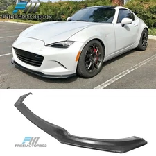 For 16-25 Mazda MX-5 Miata Front Bumper Lip Unpainted PU Add-On Spoiler Splitter