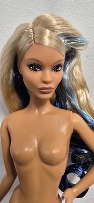 Nude Barbie x MoMA Vincent Van Gogh The Starry Night 11.5'' Doll Model Muse Body