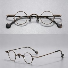Retro Small Round Reading Glasses Antique Engraved Metal Frame Unisex Readers