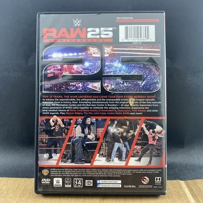 WWE RAW 25th Anniversary 3 Disc DVD, MULTIPLE DVD'S SHIP FREE! | eBay