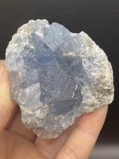 Large Celestine Celestite 210g CE10 Geode Crystal Mineral Raw Cluster Stone