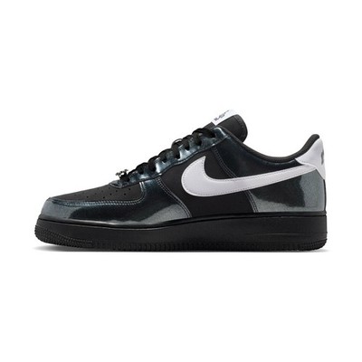 MENS NIKE AIR FORCE 1 07 LV8 BLACK WHITE SNEAKERS IB6843-001-SIZE