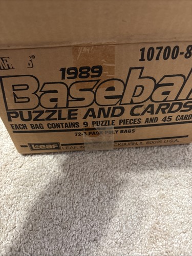 1989 Donruss Baseball Rack Pack Partial Case Opened 70 Packs Stars Showing