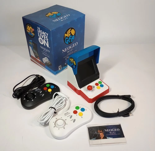 NEOGEO Mini Pro-Gear Spec Edition SNK 40th Anniversary w/ Controllers USA