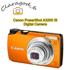 Canon PowerShot A3200 IS Digital Camera 14.1MP 5x Optical Zoom Smile Detection