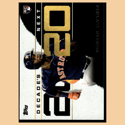 Yordan Alvarez #DN-4 2020 Topps Decades Next Houston Astros Baseball Card MLB NM
