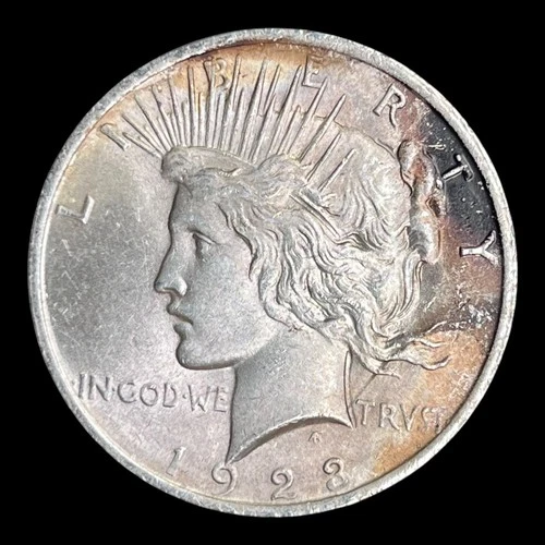 1923 Peace Silver Dollar, AU