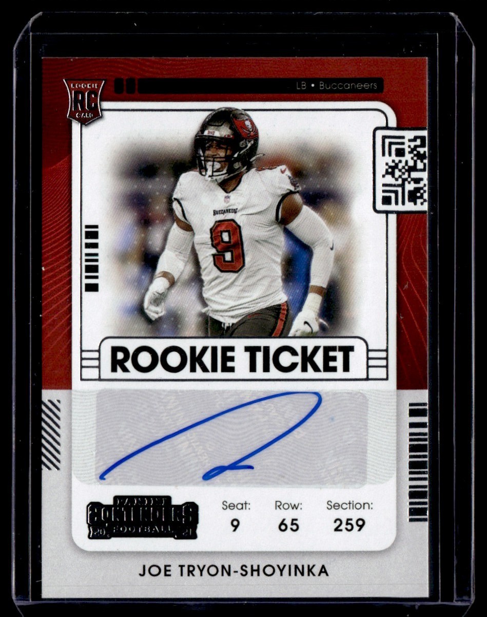2021 Panini Contenders Rookie Ticket Auto Joe Tryon-Shoyinka #160
