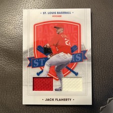 2021 Panini Jack Flaherty MEM #28 dual patch