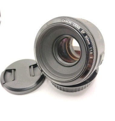 Canon EF 50mm F/1.8 II Autofokus Objektiv für EOS digitale Spiegelreflexkamera z.B. 4000D 2000D