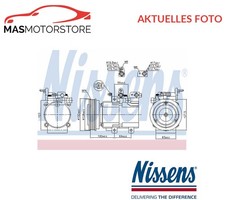 KOMPRESSOR KLIMAANLAGE NISSENS 89238 P FÜR HYUNDAI SANTA FÉ I,TRAJET 2L,2.4L