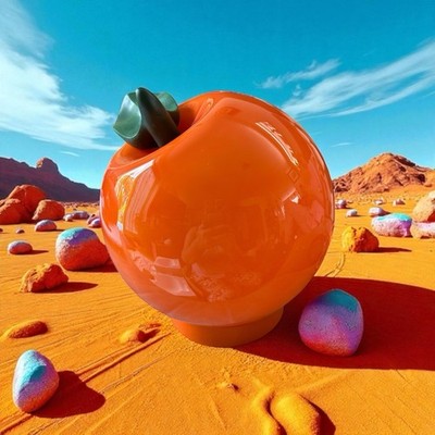 ATEMBERAUBENDE ORANGEFARBENE FRUCHTLAMPE VON URBAN OUTFITTERS NEU UK-STECKER E14/4W
