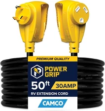 New Camco 50 ft Power Grip extension cord 30 amp