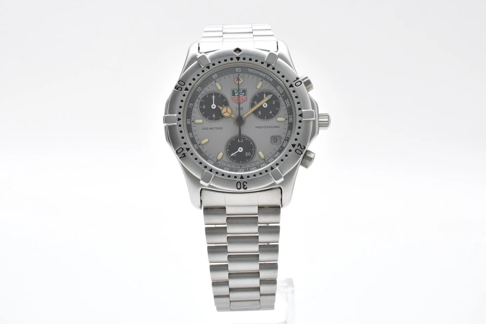 [COMO NUEVO] TAG Heuer 2000 Profesional 560.206R Cronógrafo 39mm Reloj de Cuarzo para Hombre Foto 3 de 4
