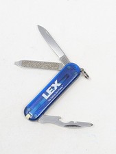Victorinox Rally Swiss Army Knife - Translucent Sapphire Blue - LEX Advertising