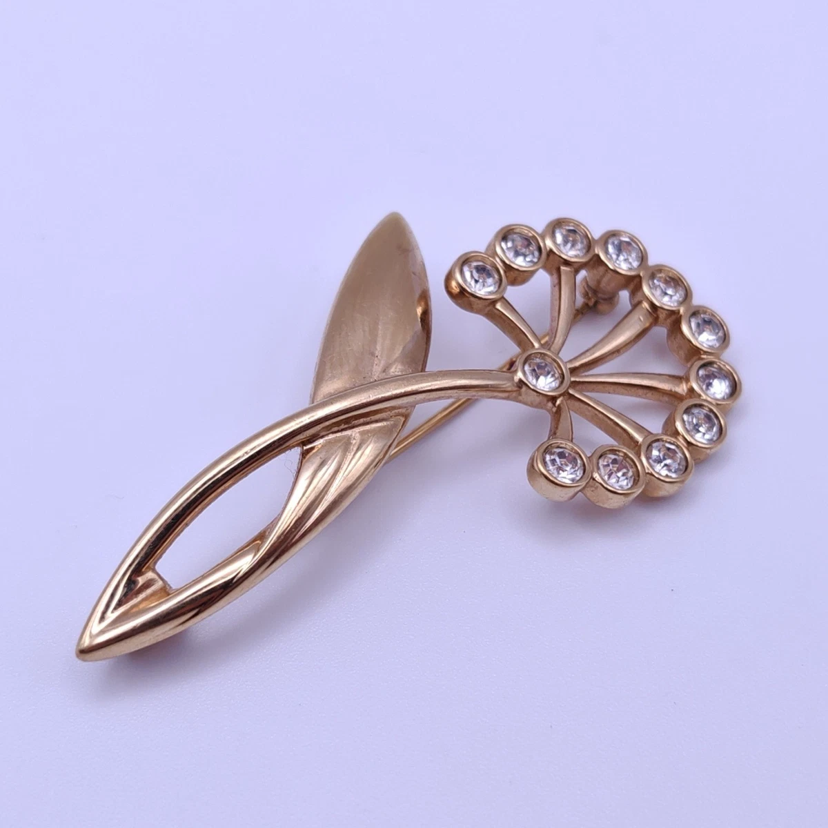 ⭐ Pierre Lang Brosche Anstecknadel Stecker Pin Anhänger Perle Stein Gold 066 ⭐