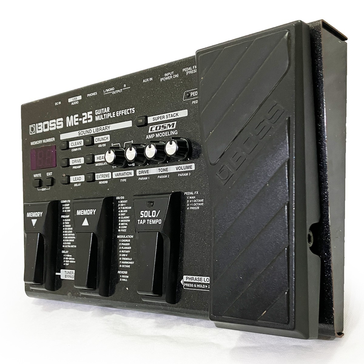 Petit adaptateur de batterie pour pédale de guitare BOSS Multi Effector